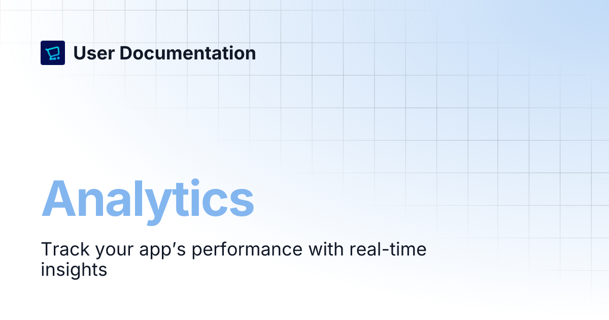 Analytics | User Documentation
